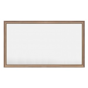 Apmir High-Strength Tempered Glass and Aluminum Alloy Framed French Cleat Mounted Wall Decor Mirror in matte black with 5-Year Warranty - 1 of 4