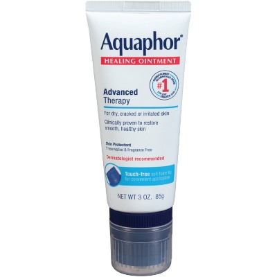 Aquaphor Healing Ointment with Touch Free Applicator For Dry & Cracked Skin - 3oz