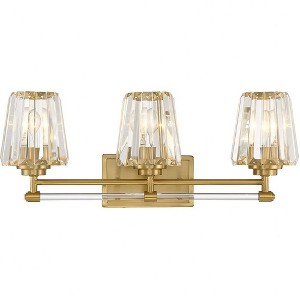 Savoy House Garnet 3 - Light Vanity in  Warm Brass - 1 of 3