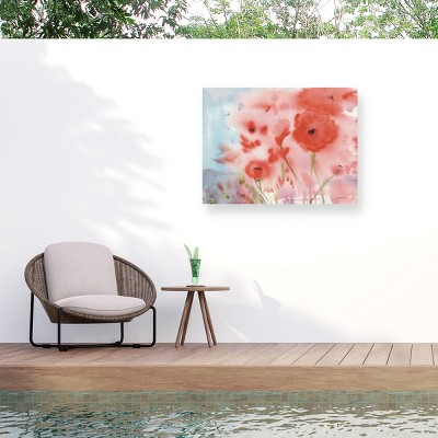 Sheila Golden Poppy Field 3 Outdoor Canvas Art