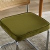 NicBex Modern Dining Chair with Rattan Backrest Upholstered Velvet Padded Seats for Kitchen,Dining Room - 4 of 4