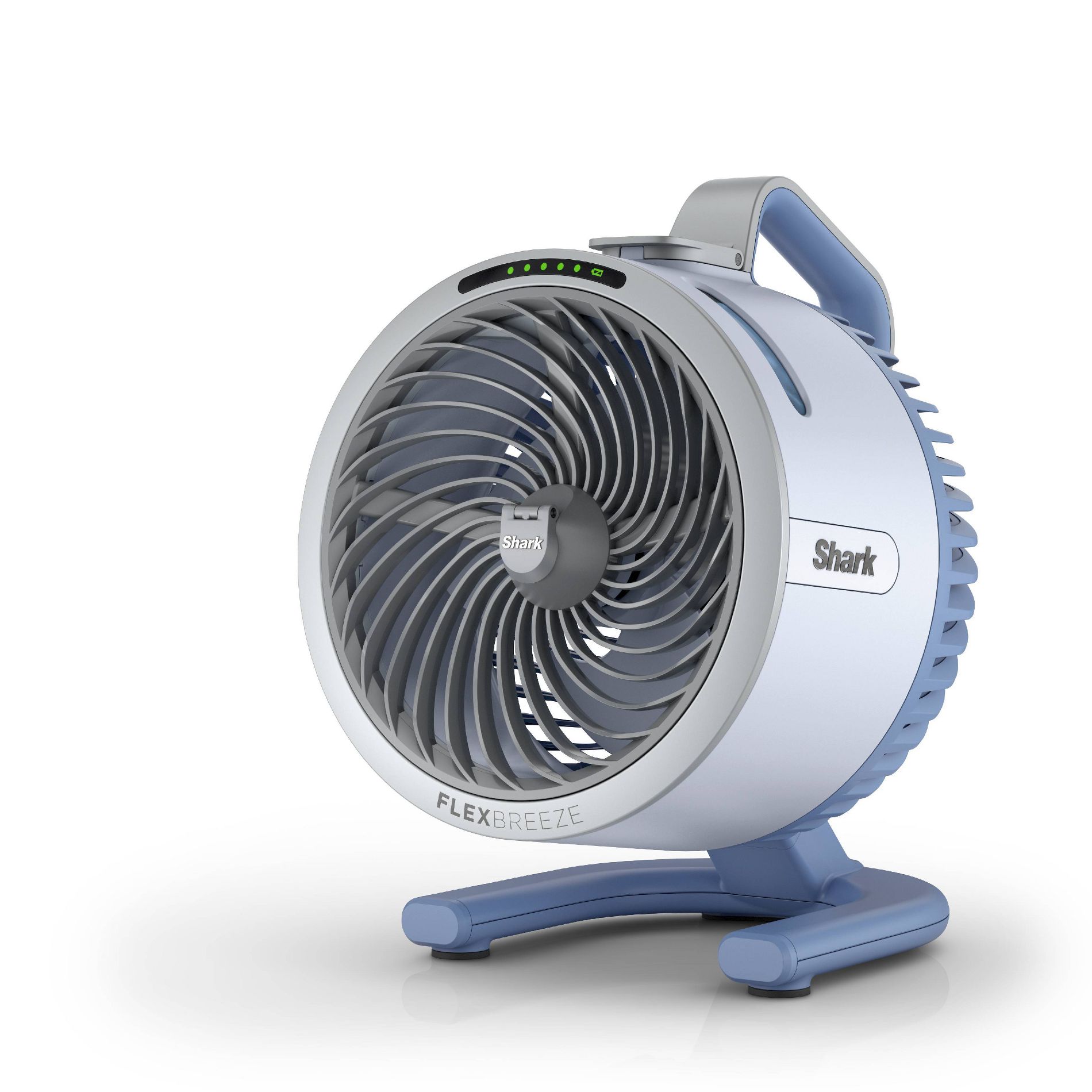 Shark FlexBreeze HydroGo Ultra-Powerful Portable Fan Mists Indoors and Outdoors FA05BL Glacier