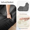 Fireside chair, Mid-Century Modern Armless floor sofa, soft memory sponge floor leisure chair, living room, bedroom and office bean bag chair - 3 of 4