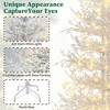 4FT Pre-lit  Aspen Fir  Artificial Christmas Tree, Hinged Xmas Tree 280 Snow Flocked Branch Tips, 230 Warm White  LED Lights - 4 of 4
