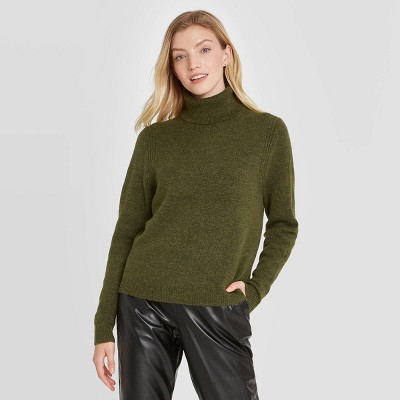 olive green sweater