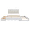 NicBex Queen Bed Frame with Headboard,Storage Upholstered Bed Frames with 2 Drawers,Twin-XL Size Trundle,Charging Station,No Box Spring Needed - 2 of 4