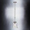 Urban Ambiance Luxury French Rustic Pendant Light,  15.875"H x 9.25"W,  Brushed Nickel Finish, UHP3810 - 3 of 4