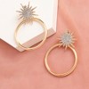 SOHI Women's Celestrial Drop Earrings - 2 of 3