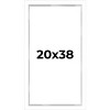 PosterPalooza | Modern Shadow Box 1" Depth White Picture Frame - UV Acrylic, Backing, Hanging Hardware - 2 of 4
