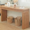 NicBex Modern Geometric L-Shaped Console Table,Entryway Table with Solid Wood Finish,Sofa Table for Living Room,Hallway,Entryway,Study - 4 of 4
