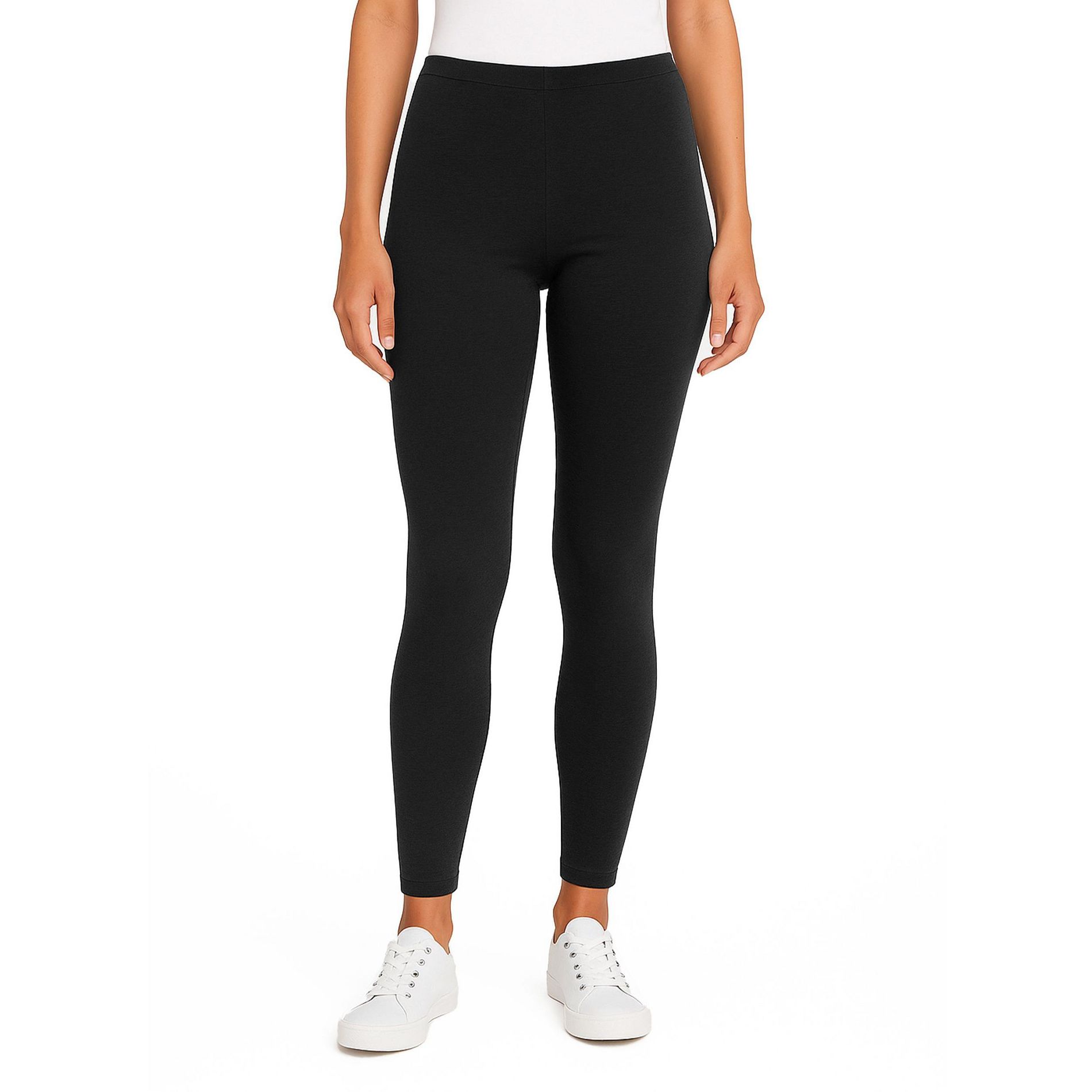 City Threads Women's Soft 100% Cotton Leggings, Comfortable Everyday Wear (Regular Fit)