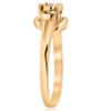 Pompeii3 14k Yellow Gold Diamond Knot Ring - 2 of 4