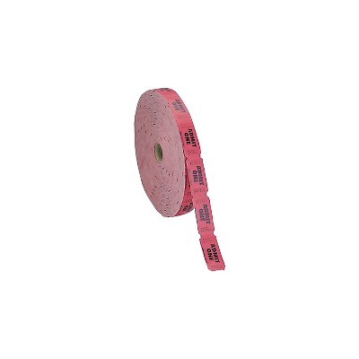 Coin-Tainer Single Ticket Roll 2000/Roll (602603R)