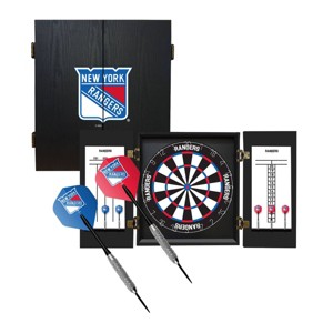 NHL New York Rangers Dartboard Set - 1 of 4