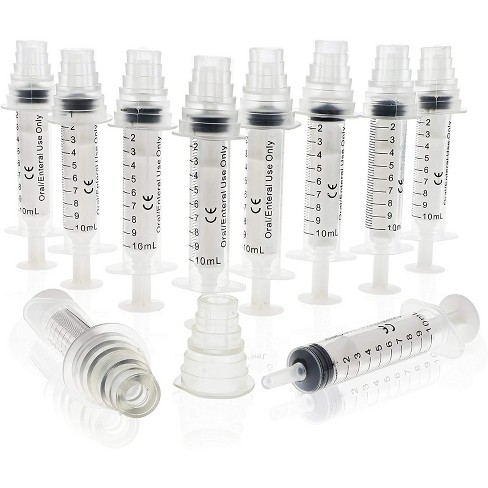Bright Creations 10 Pack Oral Medicine Syringes With Bottle