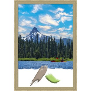 Amanti Art Champagne Teardrop Wood Picture Frame - 1 of 4