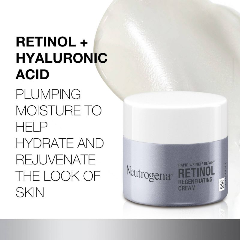 Neutrogena Rapid Wrinkle Repair Retinol Face Moisturizer with Hyaluronic Acid - 1.7 oz, 5 of 14
