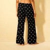 Women's Polka Dots Swim Cover Up Pants - Shade & Shore™ Black - 2 of 4