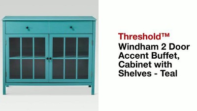 Threshold windham tall store cabinet with drawer