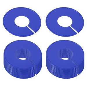 Unique Bargains Plastic Lightweight Durable Portable Clothing Rack Size Dividers 24 Pcs - 1 of 3