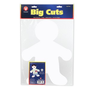 Hygloss 16" Me Kid Big Cut-Outs Paper Shape, Pack of 25, Case of 3 - 1 of 1