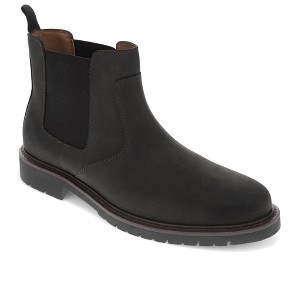 Dockers Mens Durham Dress Casual Classic Chelsea Boots, Black, Size 9 - 1 of 4