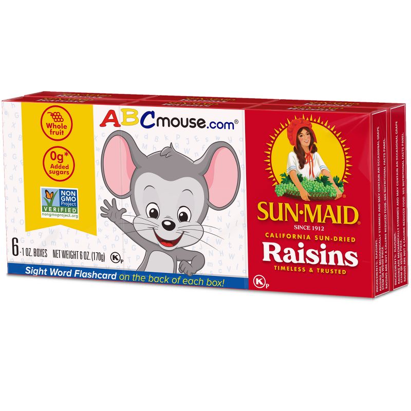 Sun-Maid California Sun-Dried Raisins - 1oz / 6ct, 5 of 15