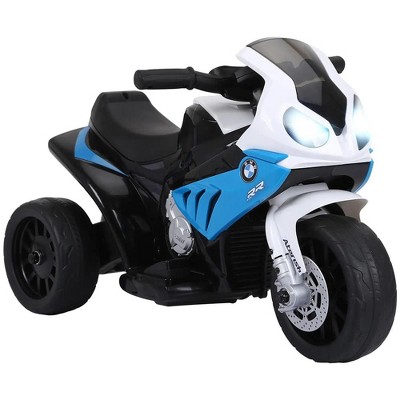 Resenkos Ride On Motorcycle Car, Electric Car,6V 3 Wheeled Electric Motorcycle, Kids Motorcycle Licensed BMW with Headlight, Music,