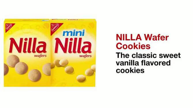 Nilla Mini Wafers Cookies - 11oz, 2 of 14, play video