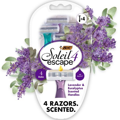 BIC Soleil 4 Escape Women's Disposable 4-Blade Razors - 4ct