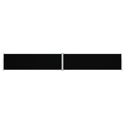 vidaXL Retractable Side Awning Black 70.9"x472.4"
