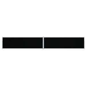 vidaXL Retractable Side Awning Black 70.9"x472.4" - 1 of 4