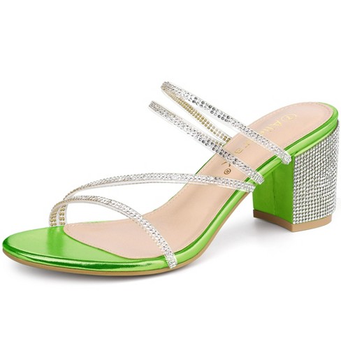 Rhinestone on sale sandals target