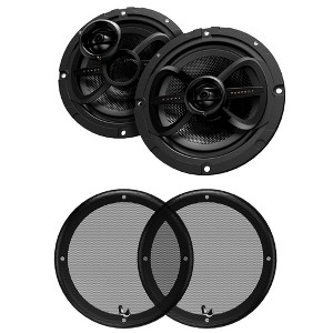 Infinity KAPPAPERFECT600X 6-1/2” Component Speaker System - Round Grill ONLY Car/Marine Application - 1 of 4