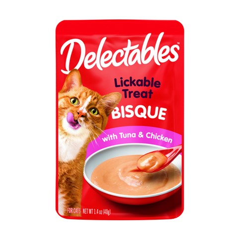 Hartz Delectables Bisque With Tuna Chicken Lickable Cat Treats