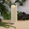 LumaBase Battery-Operated 9" Pillar Candle with Flickering Flame - 3 of 4