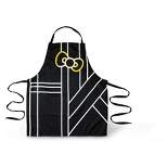 Se7en20 Hello Kitty Pinache Black and Gold Adult Kitchen Apron