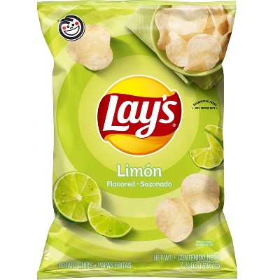Lay's Limón Flavored Potato Chips - 7.75oz
