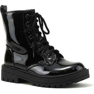 Soda Women's Epsom Lug Sole Platform Combat Boot - 1 of 4