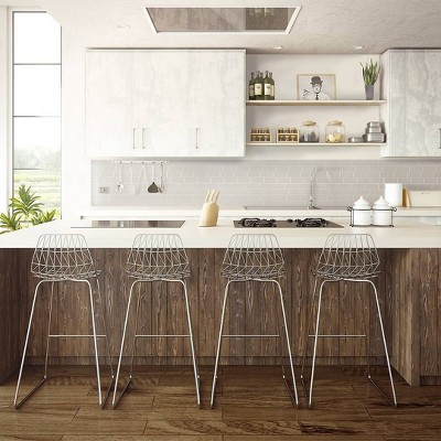 Peel and Stick Gel Backsplash Tile Metro 12'' x 8'' (Set of 4)