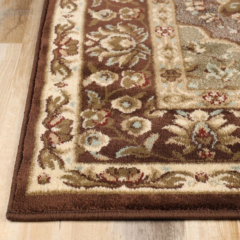 Traditional Ornamental Floral Formal Indoor Area Rug or Runner by Blue Nile Mills, 2 of 4