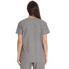 Just Love Solid Stretch Scrub Top for Women Mock Wrap Nursing Shirt - 3 of 3