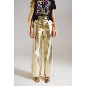 Women's Metallic Straight Leg Pants - Q2 - 1 of 3