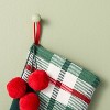 21" Plaid Woven Stocking Red and Green - Hearth & Hand™ with Magnolia - 3 of 3