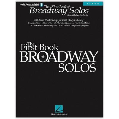 Hal Leonard First Book Of Broadway Solos for Tenor Voice (Book/Online Audio)