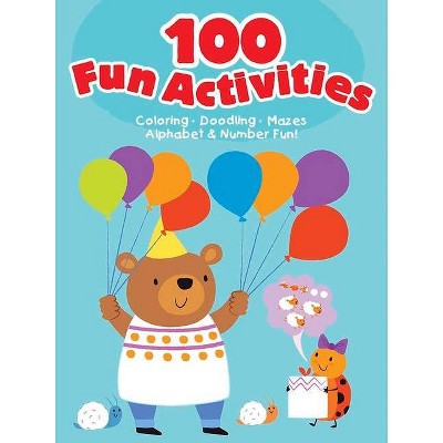 100 Fun Activities--Blue - by  Dover Publications (Paperback)