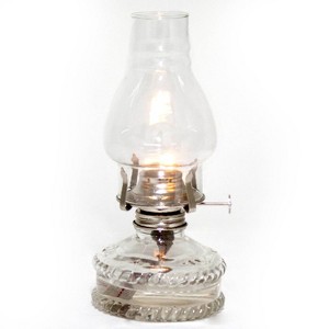 Lehman's Clear Glass Oil Lamp, with #2 Burner and 7/8 inch Wick for Accent Lighting or Centerpiece Table Decor - 1 of 4