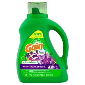 Gain + Aroma Boost Moonlight Breeze Scent HE Compatible Liquid Laundry Detergent