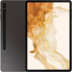 Refurbished: Samsung Galaxy Tab S8+ (2022)(12.4) - 128GB, Unlocked All Carriers, w/o S Pen - Graphite (SM-X808U) - Manufacturer Refurbished - 1 of 3