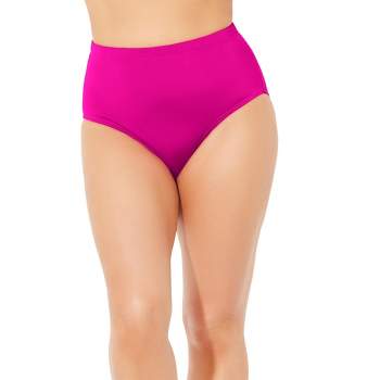 Swim 365 Women's Plus Size Skirted Swim Capri Pant - 18, Pink : Target